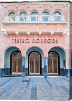 Framed Teatro Gongora, Cordoba, Andalucia, Spain Print