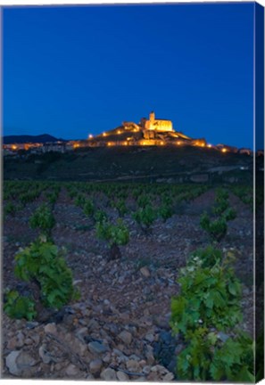 Framed Church and village of San Vicente de la Sonsierra, La Rioja, Spain Print