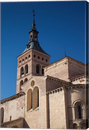 Framed Plaza San Martin and San Martin Church, Segovia, Spain Print