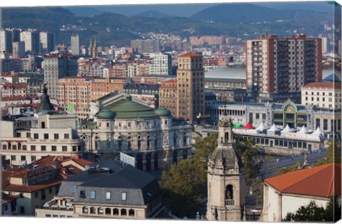 Framed View of Parque Etxebarria Park, Bilbao, Spain Print