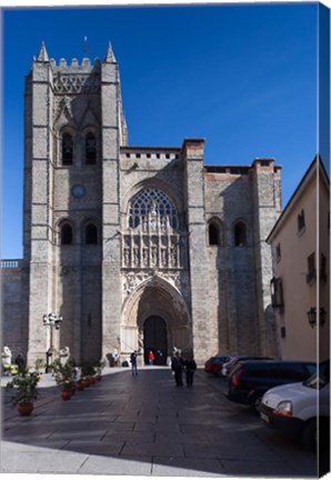 Framed Avila Cathedral, Avila, Spain Print