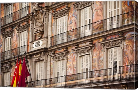 Framed Plaza Mayor, Madrid, Spain Print