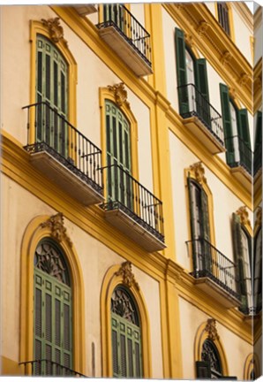 Framed Birth Place of Pablo Picasso, Malaga, Spain Print