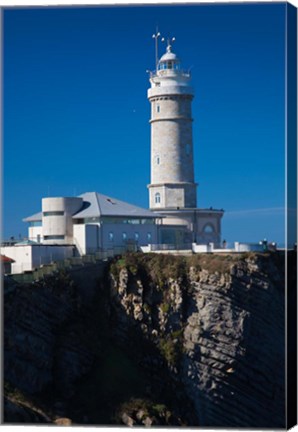 Framed Cabo Mayor Lighthouse, Santander, Spain Print