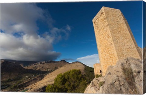 Framed Castillo de Santa Catalina, Jaen, Spain Print