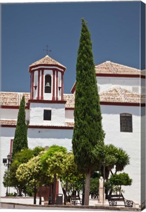 Framed Spain, Andalusia, Malaga Province, Ronda Church of Santa Cecilia Print