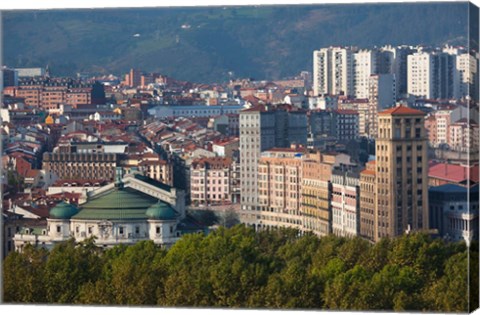 Framed Spain, Bilbao, Parque Etxebarria Park Print