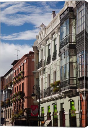 Framed Spain, Castilla y Leon, Leon, Barrio Gotico Print