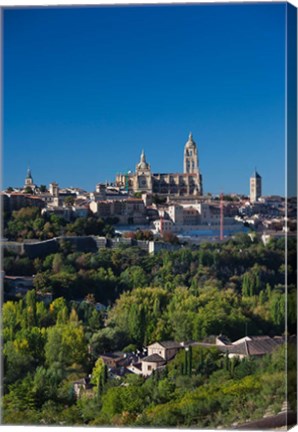 Framed Spain, Segovia, Segovia Cathedral, Morning Print