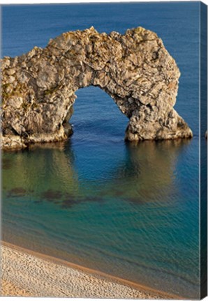 Framed Durdle Door Arch, Jurassic Coast World Heritage Site, Dorset, England Print