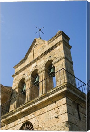 Framed Agios Nikolaos Church Bell Tower, Zakynthos, Ionian Islands, Greece Print