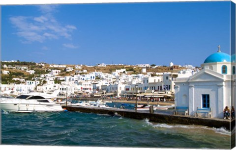 Framed Mykonos, Greece Print