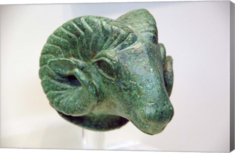 Framed Ram, Olympia Archaeological Museum, Peloponnese, Greece Print