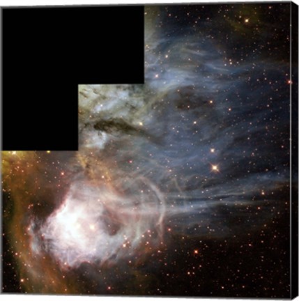 Framed Nebula known as N44C Print