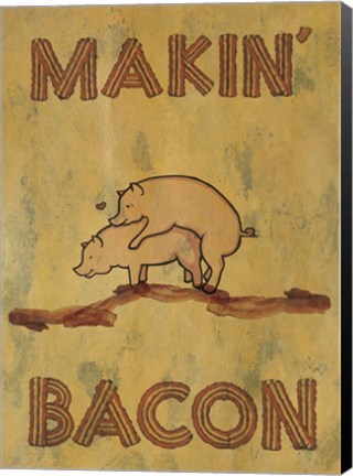 Framed Makin&#39; Bacon Print