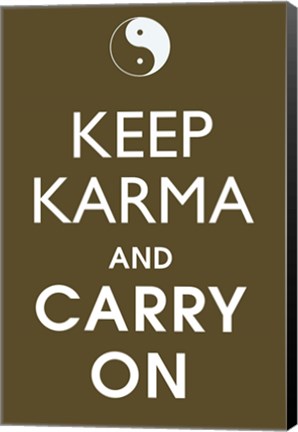 Framed Keep Karma Print