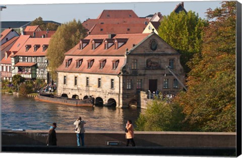 Framed Obere Brucke, Little Venice, Germany Print