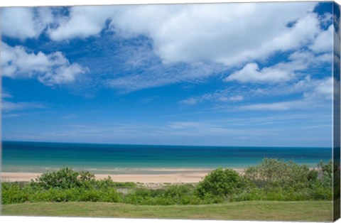 Framed Omaha Beach in Normandy Print