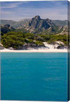 Framed France Corsica Saleccio Beach Print