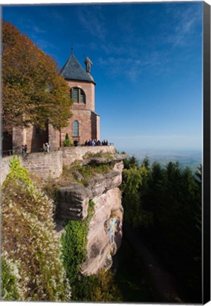 Framed Hilltop Convent, Mont Ste-Odile Print