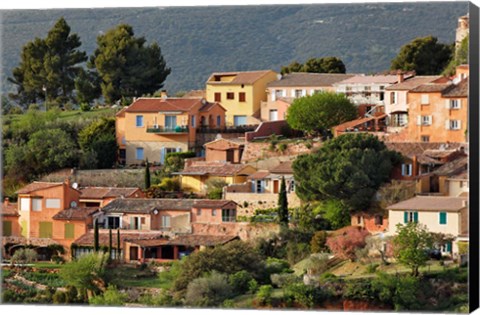 Framed View of Roussillon, France Print