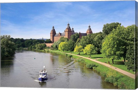 Framed Schloss Johannesburg, Aschaffenburg, Germany Print