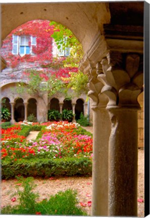 Framed Cloisters at St-Paul-de-Mausole Monastery Print