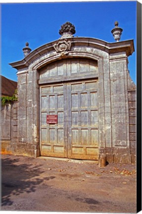 Framed Entrance to Chateau de Pommard, France Print