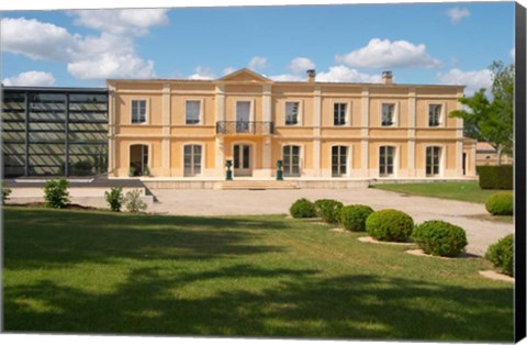 Framed Chateau Haut Bertinerie, Cotes de Bourg Print