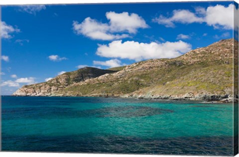 Framed Coastal Landscape of Centuri Print