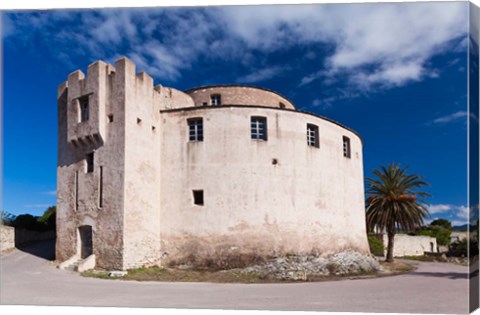 Framed Citadel, St-Florent, France Print