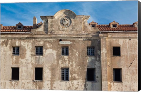 Framed Military Barracks in France Print