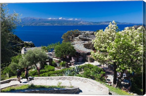 Framed Le Cap Corse, Tour de Nonza Print