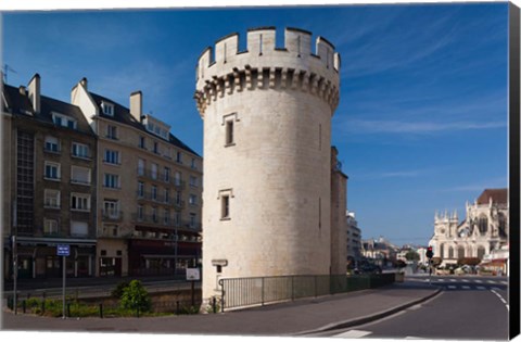 Framed Tour Leroy, Caen, Normandy Print