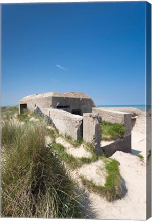 Framed Ruins of German Bunkers Print