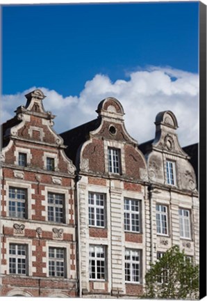 Framed Grand Place buildings, Arras, Pas de Calais, France Print