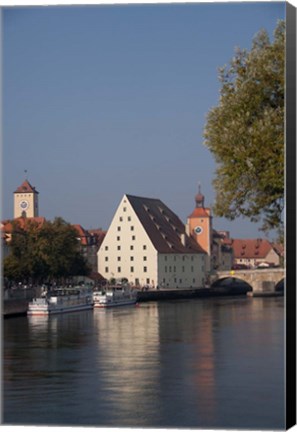 Framed Danube River Salt House Print