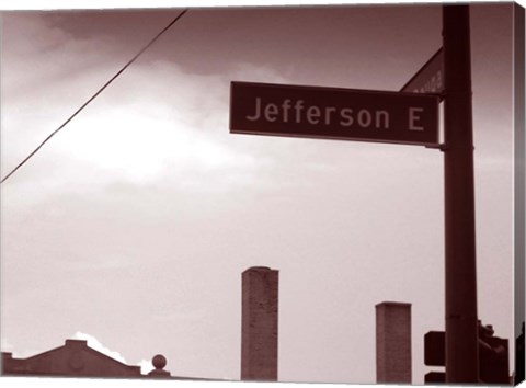 Framed Jefferson Avenue Print