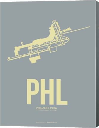 Framed PHL Philadelphia 1 Print