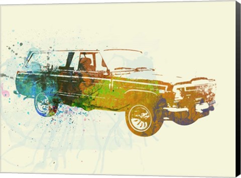 Framed Jeep Wagoneer Print