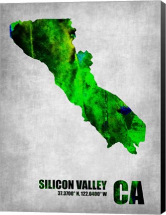 Framed Silicon Valley California Print