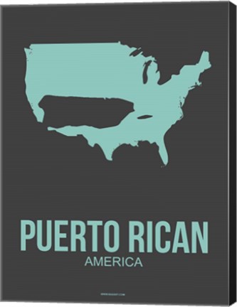 Framed Puerto Rican America 2 Print