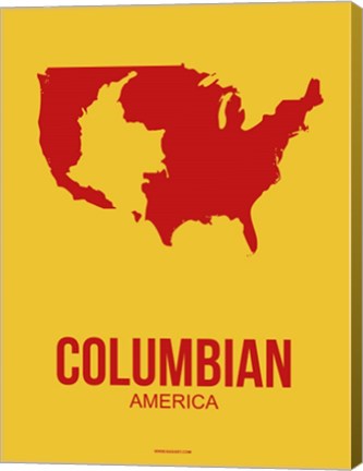 Framed Columbian America 3 Print