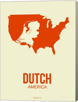 Framed Dutch America 1 Print