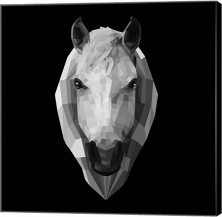 Framed Horse Head Print