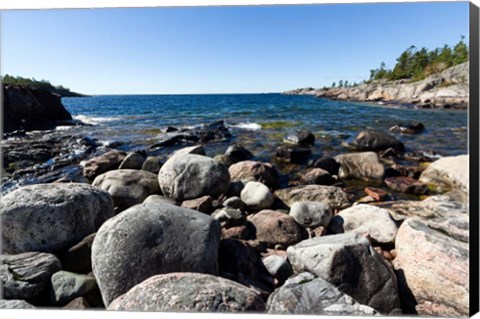 Framed North Shore Lake Superior, Ontario, Canada Print