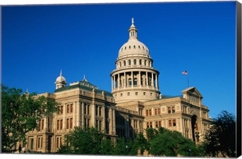 Framed State Capitol Building, Austin, TX Print