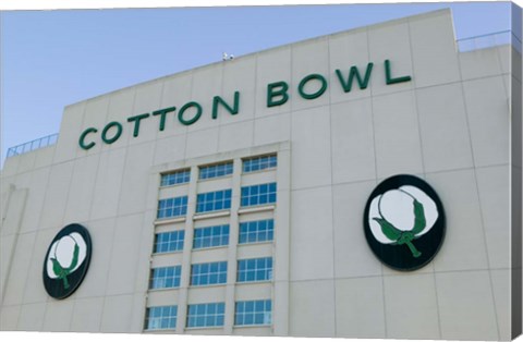 Framed Cotton Bowl Stadium, Fair Park, Dallas, Texas Print