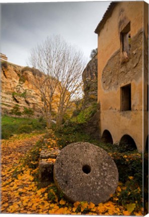 Framed Old Flower Mill, Alhama de Granada, Spain Print