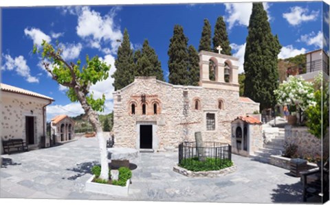 Framed Keras Kardiotissas Monastery, Kera, Crete, Greece Print